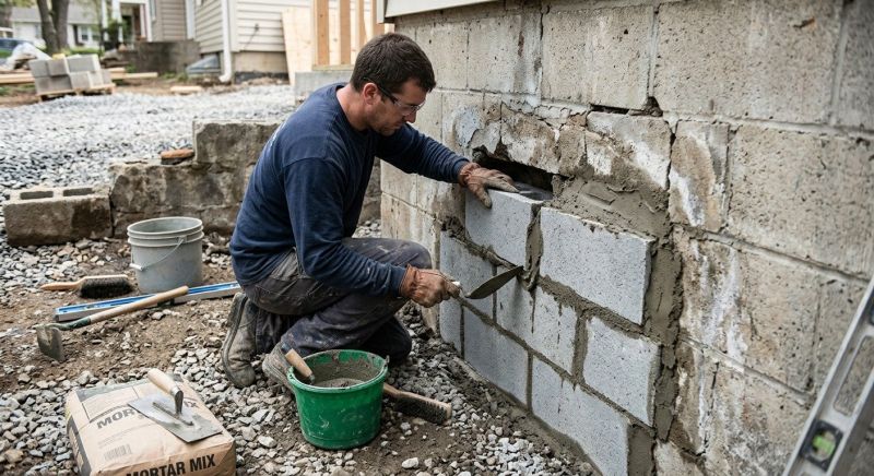 Block Wall Repair in Grand Haven, MI