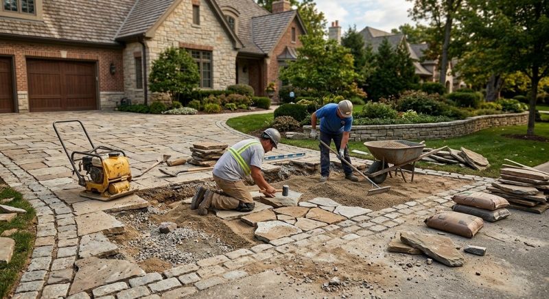 Brick Driveway Repair in Grand Rapids, MI