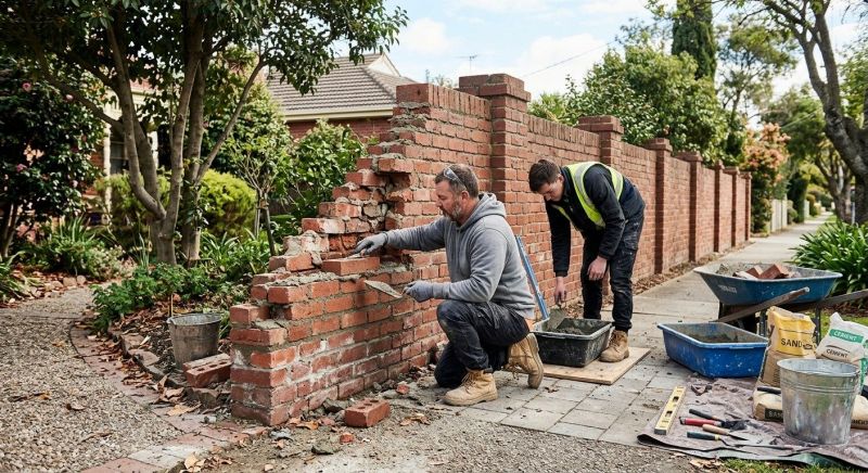 Brick Fence Repair in Grand Rapids, MI