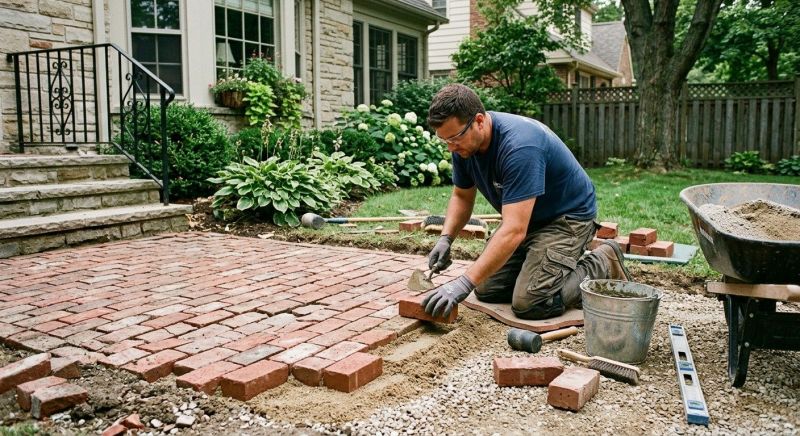 Brick Flatwork Repair in Byron Center, MI