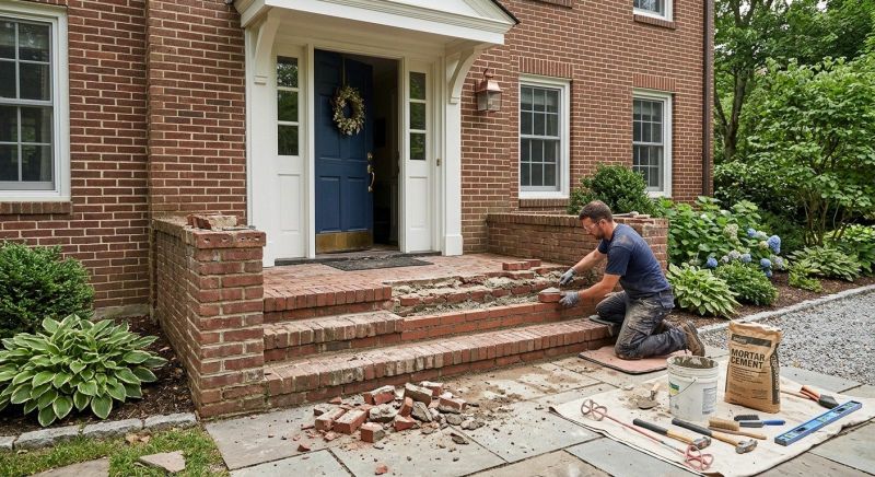 Brick Flatwork Repair in Caledonia, MI