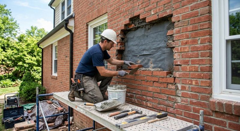 Brick Masonry Repair in Cedar Springs, MI