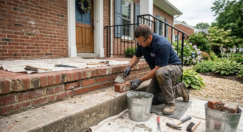 Brick Stairs Repair in Grand Rapids, MI