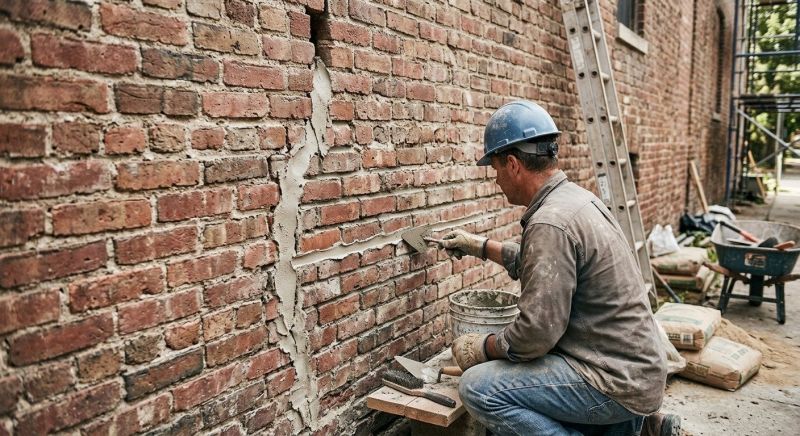 Brick Wall Repair in Hudsonville, MI