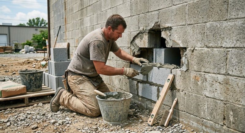 Cinder Block Repair in Grand Rapids, MI