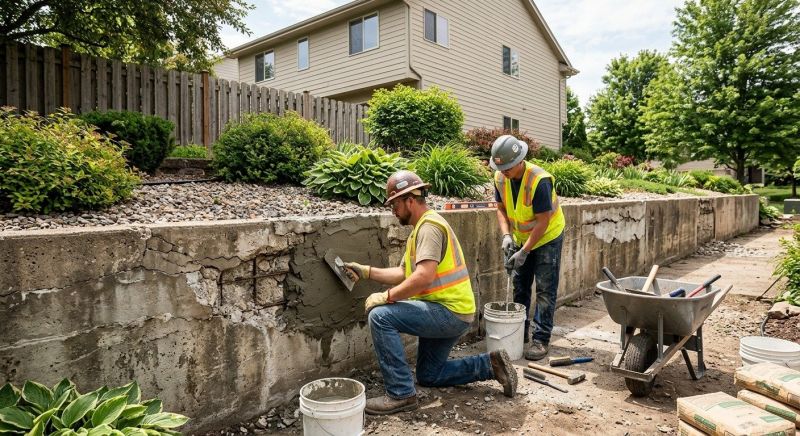 Retaining Wall Repair in Holland, MI