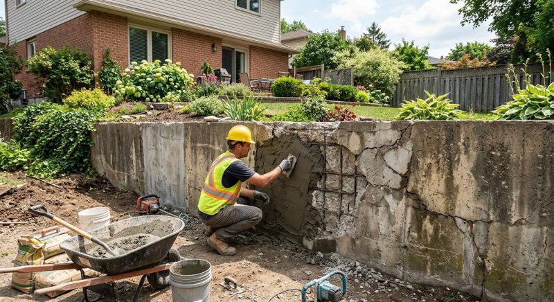 Retaining Wall Repair in Spring Lake, MI