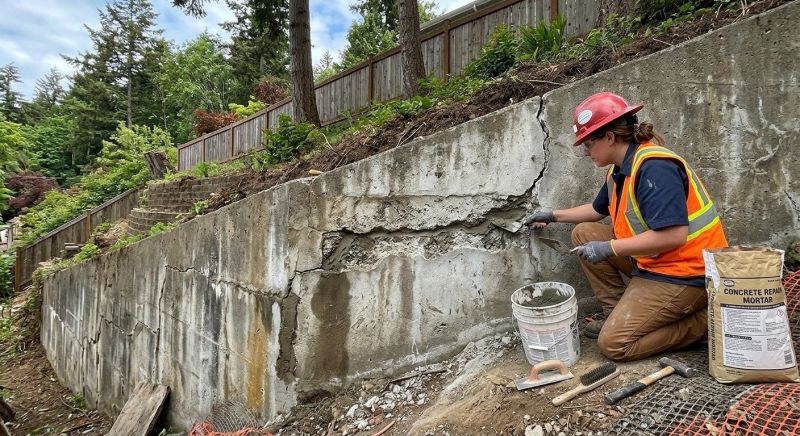 Retaining Wall Repair in Wyoming, MI