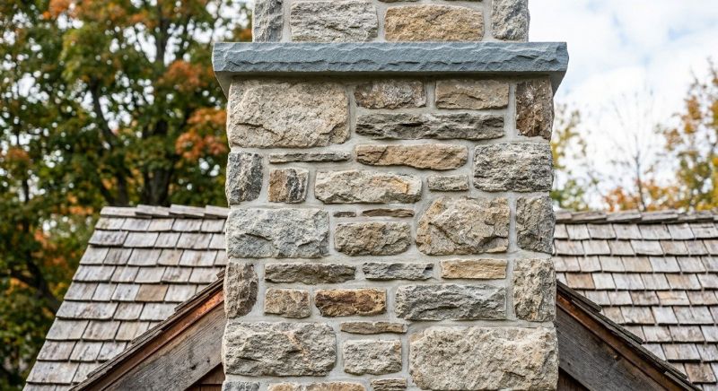 Stone Chimney Installation in Dorr, MI