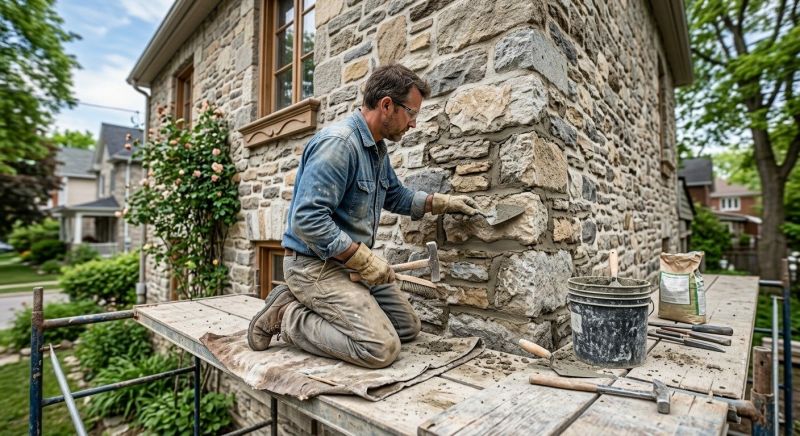 Stonework Repair in Conklin, MI